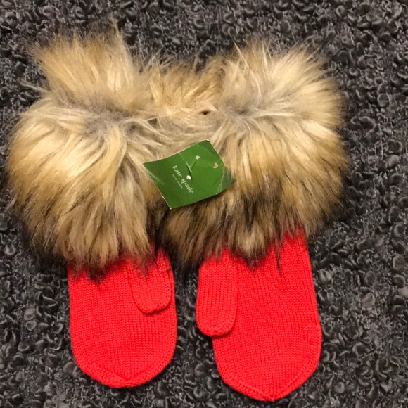 kate spade Accessories - Kate Spade Woodland mittens